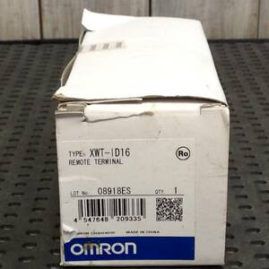 ●【AH-0910】未使用品 OMRON オムロン 拡張ユニット XWT-ID16 【レターパックプラス・送料全国一律520円可】