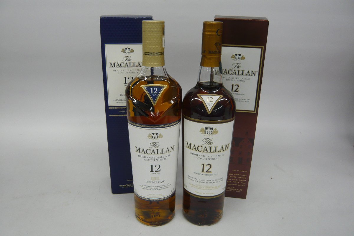 海外販売× マッカラン4本セット新品TRIPLE CASK 、SHERRY OAK CASK