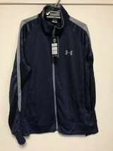 UNDER ARMOR アンダーアーマー ニット ノベルティ ジャケット 紺灰 M MTR2317 23-0109-2-12_画像5