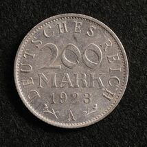 KM#35/ドイツワイマール共和国 200マルク（1923）[E525]コイン_画像1