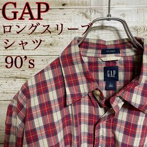 GAP ロングスリーブ チェック シャツ