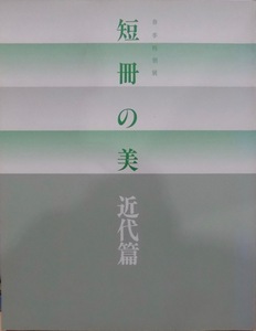 展覧会図録／「短冊の美」近代篇／1999年／柿衛文庫発行