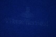 ★ヴィヴィアン・ウエストウッド★Vivienne Westwoodの人気のコバルトブルー、青、お洒落なマフラー_画像6
