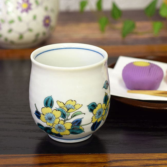 希少 ◇ 限定品 万葉の花 カップ&ソーサー 5客 山吹 菫 月草 忘れ草