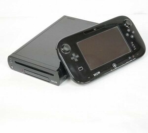 Nintendo/ Nintendo Wii U корпус + накладка 32GB черный рабочее состояние подтверждено AC адаптор корпус для * накладка для есть soft :6 штук 
