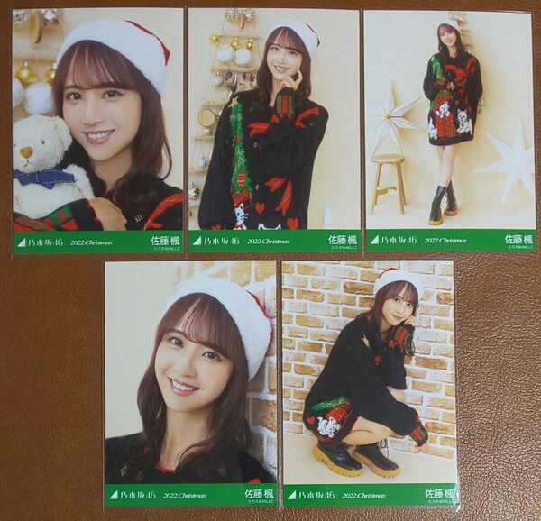 乃木坂46 佐藤楓 2022.Christmas Web限定 生写真 個別生写真 クリスマス