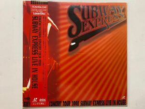  Yazawa Eikichi SUBWAY EXPRESS LIVE IN HOUSE 1998 laser disk beautiful goods inspection Yazawa Eikichi, lock n roll, Carol,LD