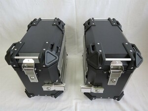  aluminium side case side set side case all-purpose 38L left right set black 