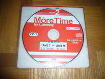 ★ More Time for Listening BOOK 2　モアタイム　別冊サポートシート　Once Again　解答と解説　リスニングCD 付属　エスト出版　－est_画像2