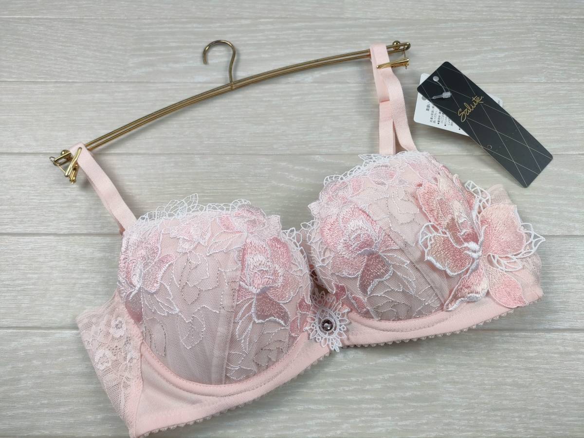 ワコール高級 Trefleトレフル❁ブラ&ソングE65 花の女王ローズ