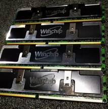 【中古】DDR2メモリ 16GB(4GB4枚組) Whinchip GDE4GB28L250C5-24GK [DDR2-800 PC2-6400]_画像4