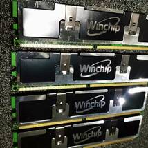 【中古】DDR2メモリ 16GB(4GB4枚組) Whinchip GDE4GB28L250C5-24GK [DDR2-800 PC2-6400]_画像3