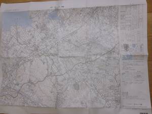 古地図　近江八幡　5万分の1地形図◆平成9年◆滋賀県、琵琶湖