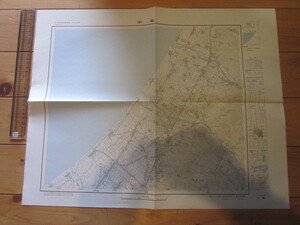 古地図　中条　5万分の1地形図◆昭和46年◆新潟県