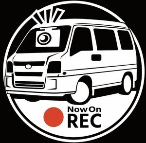 無料車種やカラーリングの変更承ります　スバル　サンバー　ディアス　ドラレコ　ドライブレコーダー　ステッカー　最終型