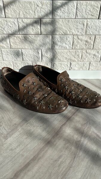 ジミーチュウ jimmychoo レザーシューズ スタッズ