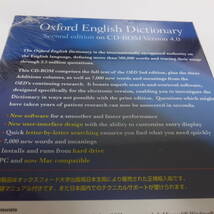 ●○新品未開封品●OED●Oxford English Dictionary 2nd Editon CD-ROM版Ver.4●オックスフォード英語辞典第2版CD-ROM版Ver.4○●_画像7