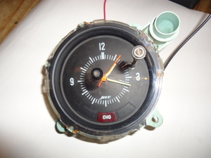 トヨタ 時計 中古品　外径 117mm　当時物　長期保管 年式型式詳細不明