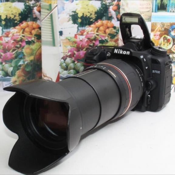 極美品 Nikon D7500 ダブルレンズセット Wi-Fi内蔵 超高画質｜PayPayフリマ