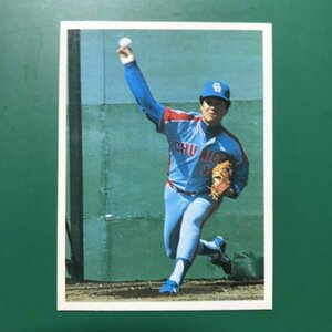 山勝　プロ野球カード　1980年版　ミニカード　小判サイズ　中日　藤沢　　【管理787】