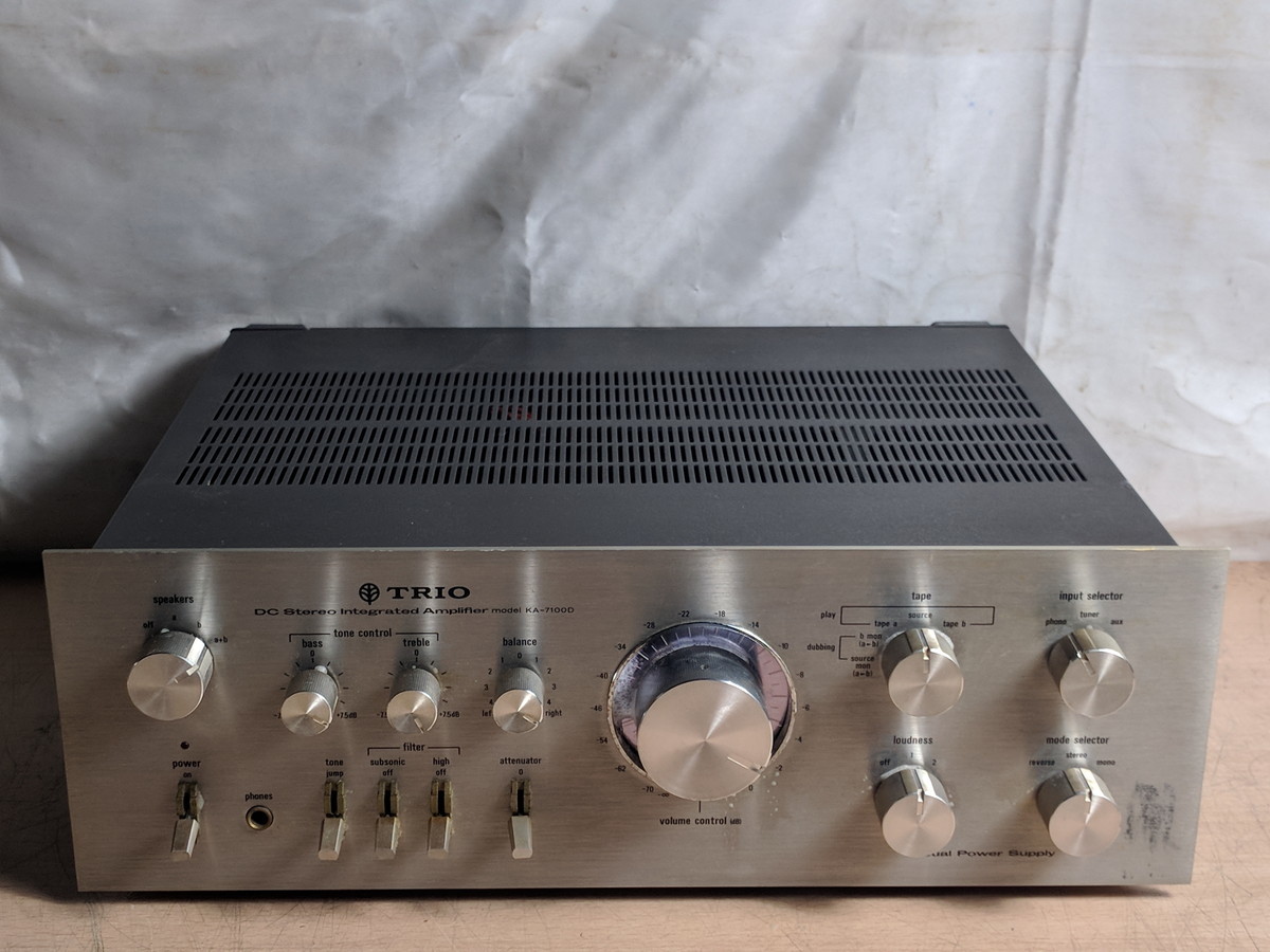 プリメインアンプ【TRIO(現KENWOOD) KA-1200】動作品-