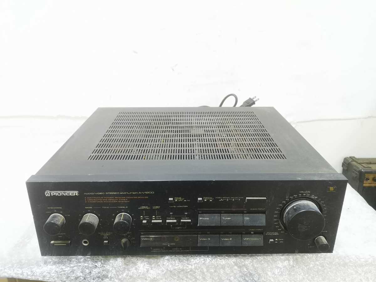 パイオニア A-V1200 プリメインアンプ。¥74,800 動作良好☆ | tspea.org