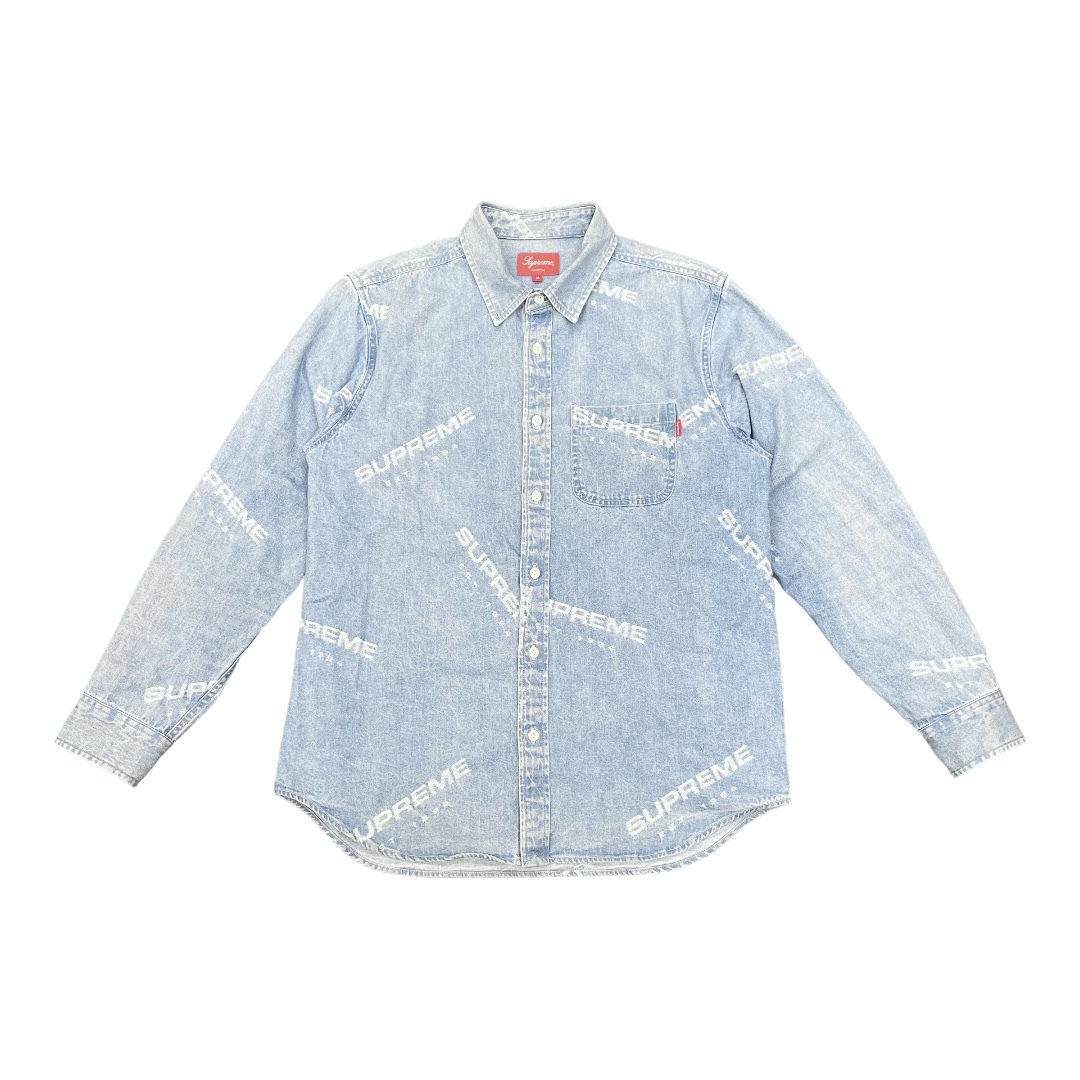 ヤフオク! -「supreme jacquard denim shirt」の落札相場・落札価格
