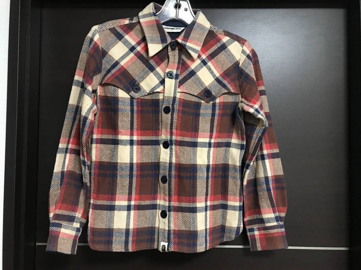 ヤフオク! -a bathing ape チェックシャツ(ファッション)の中古品 ...