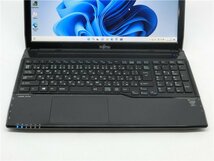 Win11Pro/カメラ/HDMI/無線WIFI/テンキー/ブルーレイ/Bluetooth/15.6型薄型ノートPC/新品SSD512/16GB/4世代i7/FMV　AH53/M Office搭載　_画像2