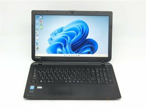 最新Win11Pro/カメラ内蔵/15.6型/薄型ノートPC/爆速SSD256/8GB/4世代i3/TOSHIBA　B25/66NB office搭載/無線マウス/HDMI/テンキー/USB3.0