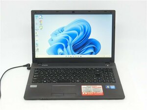 カメラ内蔵/中古/15.6型/薄軽ノートPC/Win11/高速SSD256GB/8GB/CEL2955U/OZZIO　NR29550SDS2　office搭載/テンキー/HDMI/USB3.0/Bluetooth