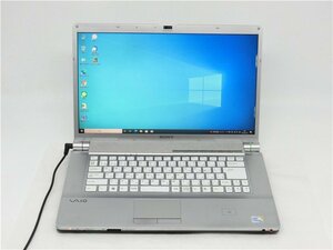 カメラ内蔵/中古/16型/ノートPC/Windows10/SSD128GB/4GB/P8700/SONY　VGN-FW73JGB　即使用可　動作品 MS office2021ProPlus搭載