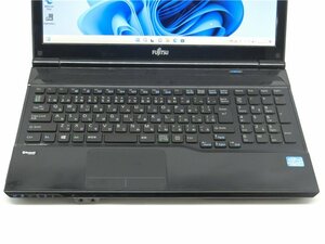 最新Win11/カメラ内蔵/中古/15.6型/ノートPC/爆速SSD256GB/8GB/3世代i3/FMV　AH45/K　新品無線マウス　HDMI USB3.0/　MS office2021搭載　