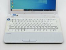 カメラ内蔵/15.6型/ノートPC/Windows10/爆速SSD256/8GB/COREi3　2330M/SONY　VPCEG2AJ　 office搭載/テンキー/Bluetooth　オフィス付き_画像2