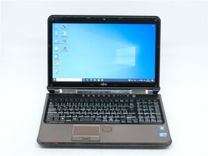 カメラ内蔵/15型/ノートPC/Win10/新品SSD256/4GB/i5-M560/FMV　AH700/5B 新品無線マウス　MS office搭載