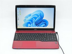 Win11Pro/カメラ/HDMI/中古/15.6型ノートPC/新品SSD512GB/16GB/4世代i7/FMV　AH53/R Office搭載/ブルーレイ/無線WIFI/Bluetooth/テンキー