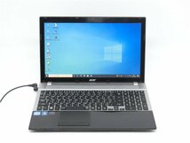 カメラ内蔵/15型ノートPC/Windows10Pro/新品SSD256GB/8GB/3世代i5/ACER　V3-571-H58D　新品無線マウス　HDMI/USB3.0　MS office2021搭載_画像1