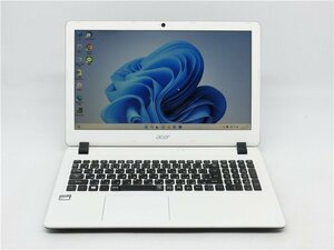 カメラ内蔵/中古/15型/ノートPC/Win11/爆速SSD256GB/8GB/AMD　E1-7010/ACER　ES1-523-H14DW　MS office2021搭載　HDMI USB3.0