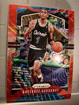 激レア Red Wave Prizm 19 Panini Prizm Anfernee Hardaway ペニー・ハーダウェイ NBA Magic ユニフォーム All-star バスケ 赤 プリズム_画像3