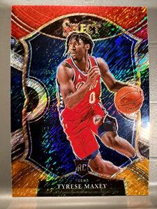 超絶レア Shimmer Prizm RC 20-21 Panini Select Tyrese Maxey タイリース・マクシー NBA ルーキー カード 76ers ユニフォーム バスケ