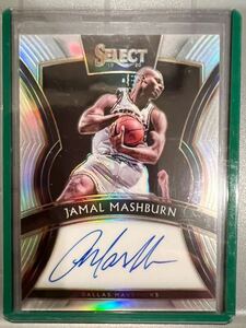 激レア直書/199 Prizm Auto 19 Panini Select Jamal Mashburn ジャマール・マッシュバーン NBA サイン バスケ Mavs マブスAll-star