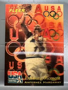 激レア 3D Insert 96 Special Fleer Issue USA Olympics Anfernee Hardaway ペニー・ハーダウェイ NBA Magic インサート Panini All-star