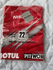 【新品未使用】モチュール ピットワーク GT-R #22 2003仕様 Tシャツ JGTC SUPER GT NISMO NISSAN