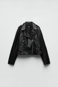 ZARA ザラ フェイク レザージャケット