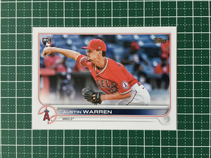 ★TOPPS MLB 2022 SERIES 2 #495 AUSTIN WARREN［LOS ANGELES ANGELS］ベースカード「BASE」ルーキー「RC」★