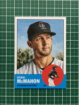 ★TOPPS MLB 2022 ARCHIVES #87 RYAN MCMAHON［COLORADO ROCKIES］ベースカード「1963 TOPPS」★_画像1