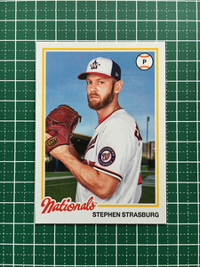 ★TOPPS MLB 2022 ARCHIVES #109 STEPHEN STRASBURG［WASHINGTON NATIONALS］ベースカード「1978 TOPPS」★