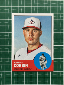 ★TOPPS MLB 2022 ARCHIVES #96 PATRICK CORBIN［WASHINGTON NATIONALS］ベースカード「1963 TOPPS」★