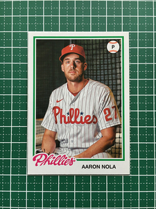 ★TOPPS MLB 2022 ARCHIVES #129 AARON NOLA［PHILADELPHIA PHILLIES］ベースカード「1978 TOPPS」★