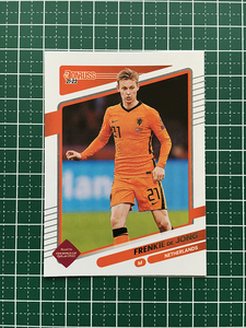 ★PANINI 2021-22 DONRUSS SOCCER ROAD TO QATAR #93 FRENKIE DE JONG［NETHERLANDS／オランダ］ベースカード「BASE」★